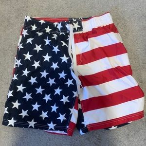 USA Themed Swim Trunks (medium, 32-34)